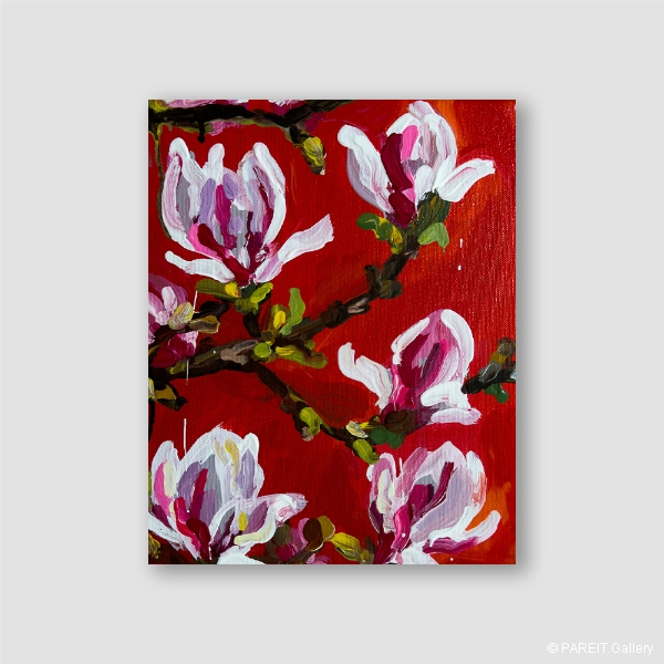 DE VLIEGHER Alice - Magnolia III red II